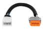 Preview: Kabelbaum / Adapter HCflex auf HC960, 0,2 m lang, im Wellrohr, mit Flachsteckern zur Anbindung an eigene Applikationen.