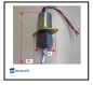 Preview: Hubmagnet 12V inkl Kugelgelenk und Anschlusskabel