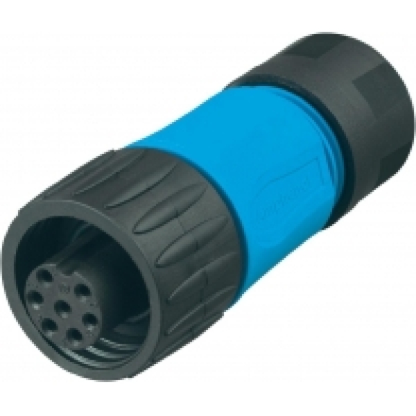 Cable socket 7-pin. Amph. 6+PE - ehb electronics products M10569