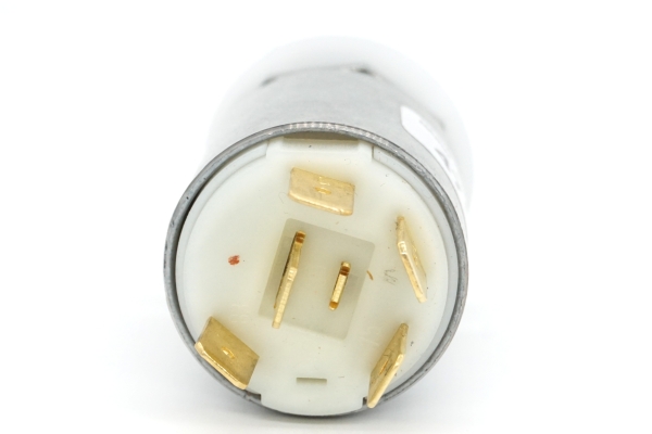 Connections of the ehb1431 Ignition starter switch - rear view with contacts