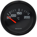 Temperature Gauge 200 °C, 12 V, D52, Air